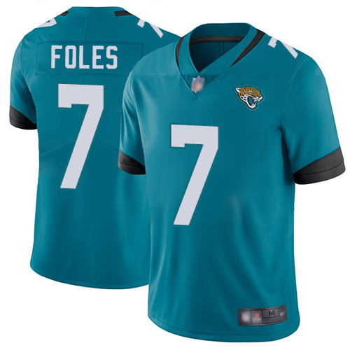 Jacksonville Jaguars 7 Nick Foles Teal Green Alternate Youth Stitched NFL Vapor Untouchable Limited Jersey